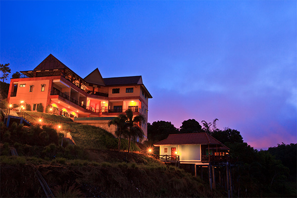 Image: Example of a house on a hillside