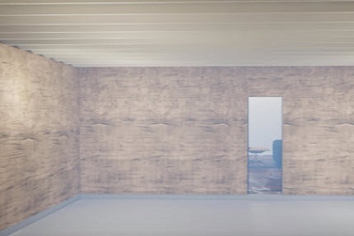 Image: ESS Garage Retrofit - Plywood is then nailed to the back and side walls of the garage creating shear walls. This increases the strength of the wall, ensuring the wall remains rigid during earthquake shaking.
