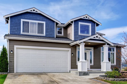 Image: House with living space over a garage - ESS Retrofit