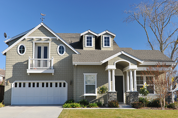 Image: Houses built with one or more floors of living space over a garage attached to the house are vulnerable to damage from earthquakes because the walls and door(s) are not often reinforced for shaking