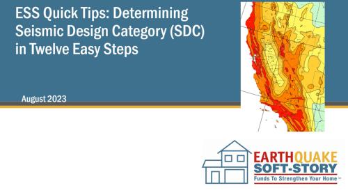 Finding the Seismic Design Category, SDC, in twelve easy steps